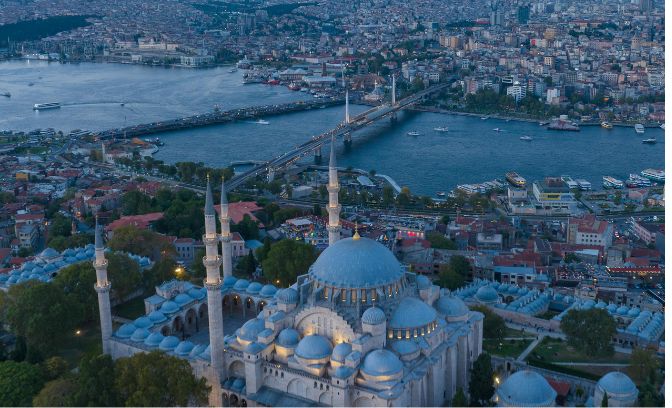 Blauwe moskee in Istanbul